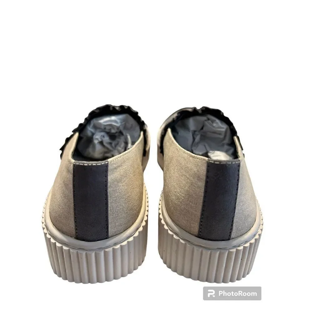 Lori Goldstein Women's Sabrine Slip On Sneakers- Lavagna, Size US 7M Boho